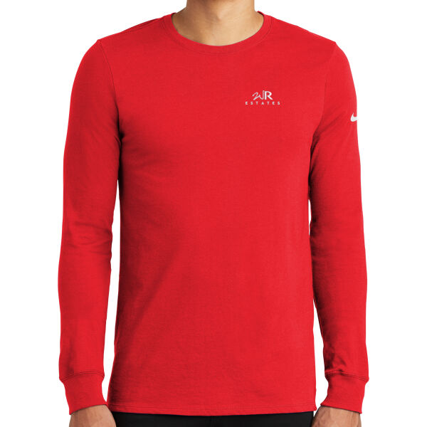   - Dri FIT Cotton/Poly Long Sleeve Tee Thumbnail