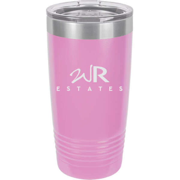   - 20 oz. Stainless Steel Tumbler w/Clear Lid Thumbnail