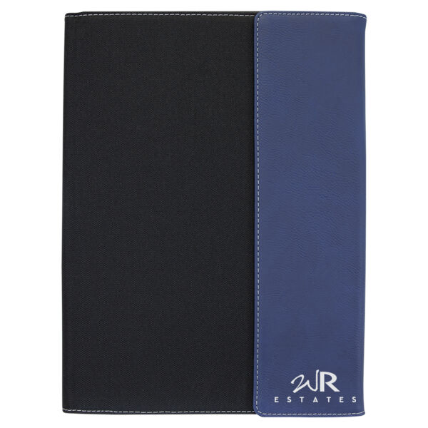   - Leatherette Canvas Portfolio with Notepad Thumbnail